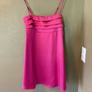 Chantell Hot Pink Mini Dress New with Tag Size 8